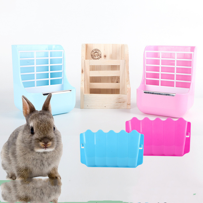 Grass Rack Food Bowl Rabbit Cage External Grass Rack Rice Bowl Rabbit Supplies