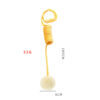 Cat Toy Self-Hi Sucker Spring Rabbit Hair Ball Interactive Play Pet Supplies Interactive Toys