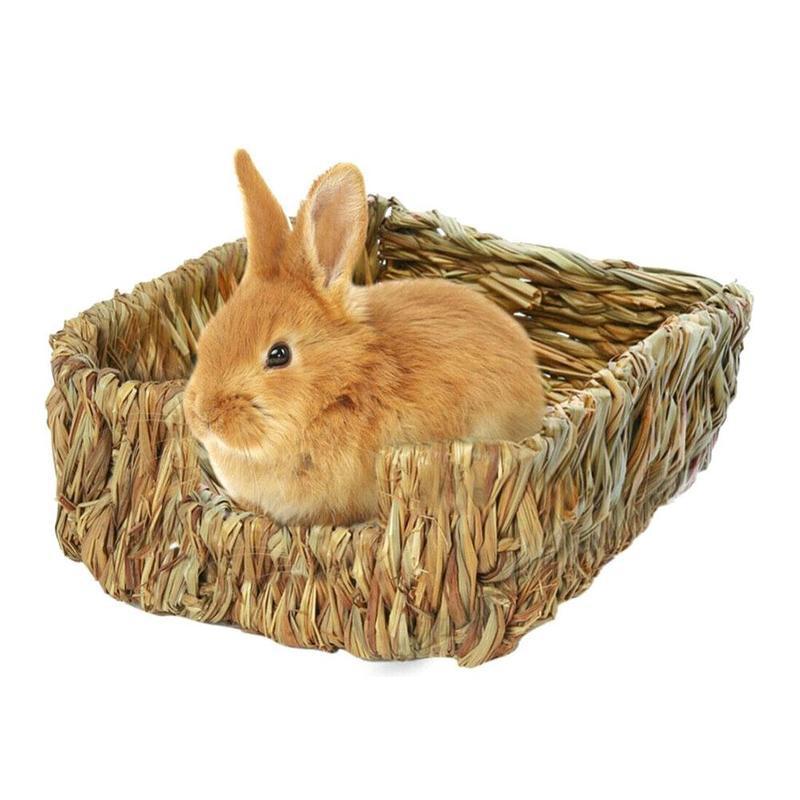 Rabbit Nest Guinea Pig Grass Nest Hand-woven Pet Bed