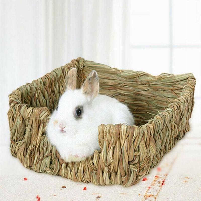 Rabbit Nest Guinea Pig Grass Nest Hand-woven Pet Bed