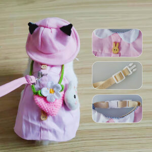 Pet Rabbit Traction Rope Cute Vest Skirt Clothing Supplies