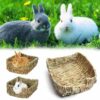 Rabbit Nest Guinea Pig Grass Nest Hand-woven Pet Bed