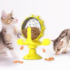 Cat Self-Healing Toy Leaks Food Spinning Windmill