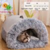 New Splice Portable Pet Nest Portable Autumn And Winter Warm Dog Nest Moisture-proof Long Fur Cat Nest Cross Border Pet Nest