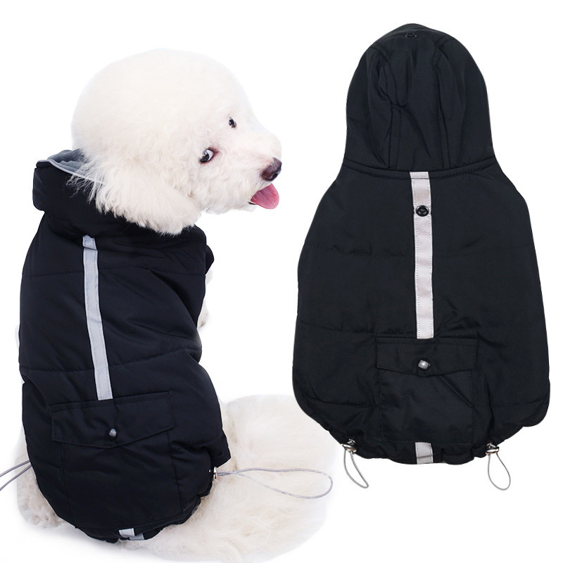 Dog winter warm reflective cotton coat