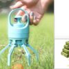 Portable Lightweight Dog Pooper Scooper With Built-in Poop Bag Dispenser Eight-claw Shovel For Pet Toilet Picker Pet Products