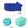 Silicone Dog Bath Massage Gloves Brush Pet Cat Bathroom Cleaning Tool Comb Brush For Dog Can Pour Shampoo Dog Grooming Supplies